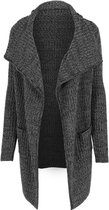 Urban Classics Lange cardigan -XS- Knitted Long Grijs