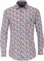 Casa Moda Lange mouw Overhemd - 403487400 Blauw (Maat: L)