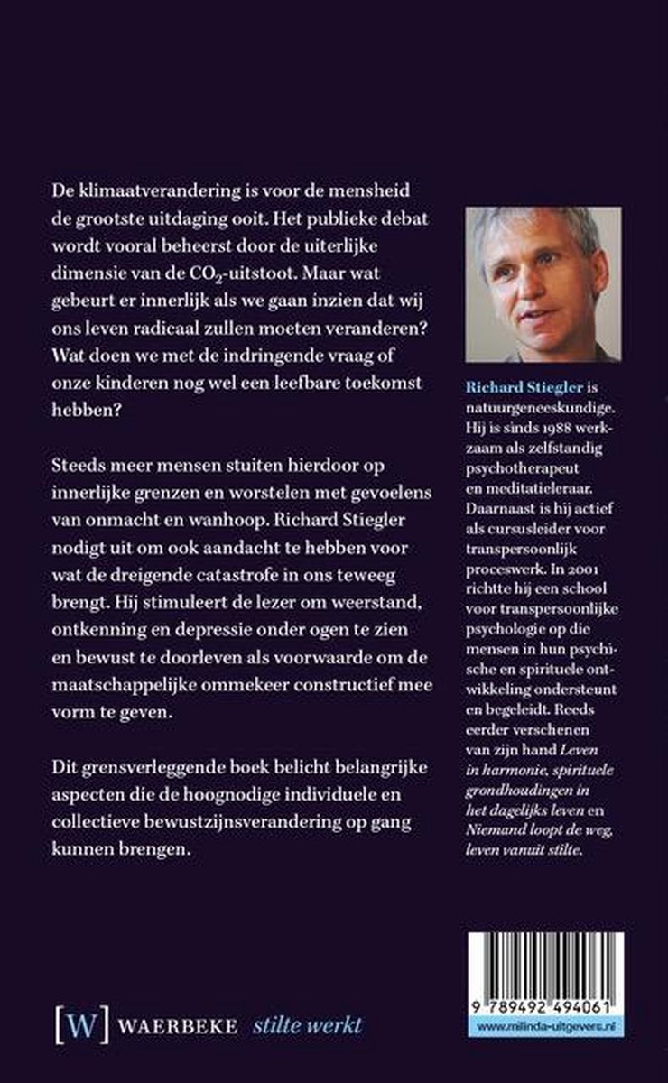 Klimaatverandering en innerlijke grenzen - back cover