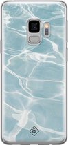 Samsung S9 hoesje siliconen - Oceaan | Samsung Galaxy S9 case | blauw | TPU backcover transparant