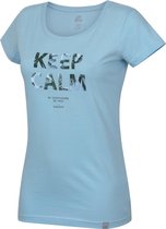 Hannah T-shirt Talimana Dames Katoen Blauw Mt 40