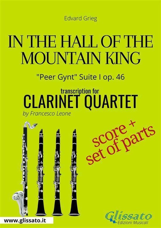 In the Hall of the Mountain King Quartet score & parts