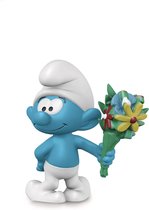 Schleich Smurf met boeket 20798 - Speelfiguur  - De Smurfen - 5 x 3,1 x 5,2 cm