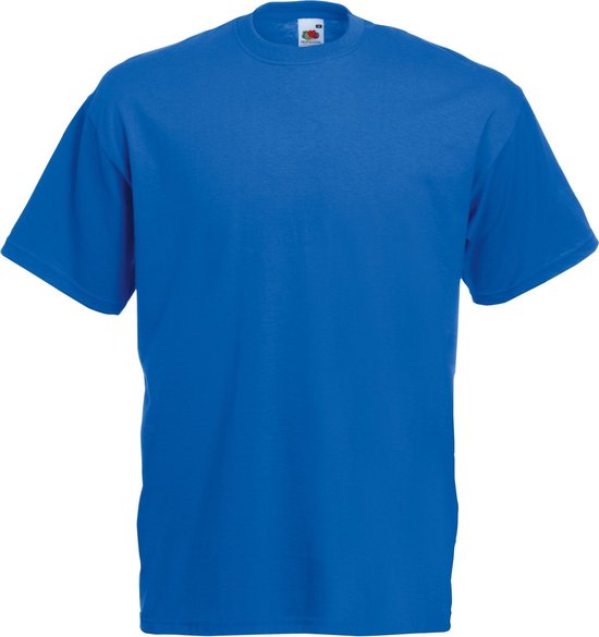 Fruit Of The Loom Heren Valueweight T-shirt met korte mouwen (Royaal Blauw)