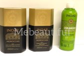 Inoar Moroccan Keratine treatment&Inoar Liso Magicó Onderhoud (2x250ml& 200ml)