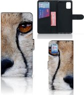 Samsung Galaxy A31 Telefoonhoesje met Pasjes Cheetah