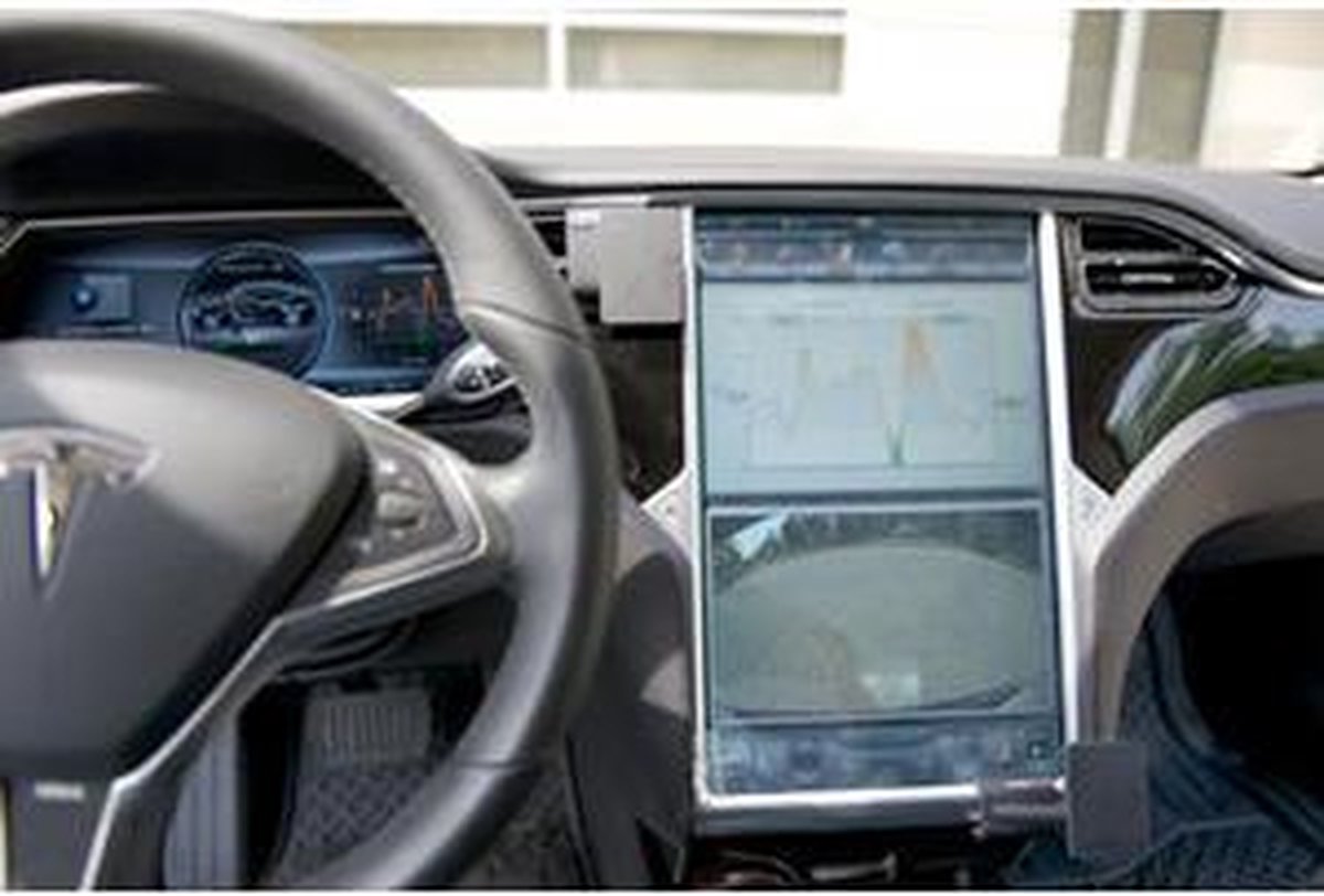 Brodit ProClip houder geschikt voor Tesla Model S 2013 - / X 2016 - Center mount