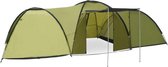 vidaXL Iglotent 8-persoons 650x240x190 cm groen