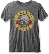 Guns N' Roses Heren Tshirt -2XL- Classic Logo Grijs