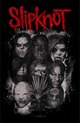 foto van Slipknot Textiel Poster Flag - Masks Multicolours
