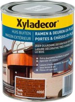 Xyladecor Ramen & Deuren Uv-Plus - Decoratieve Houtbeits - Teak - 0.75L