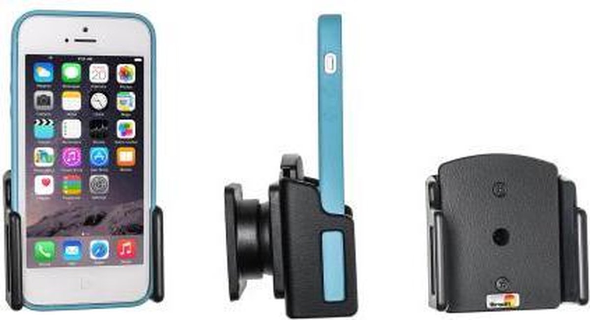 Brodit houder geschikt voor Apple iPhone 5 / SE Passieve houder met cover passieve houder met swivelmount