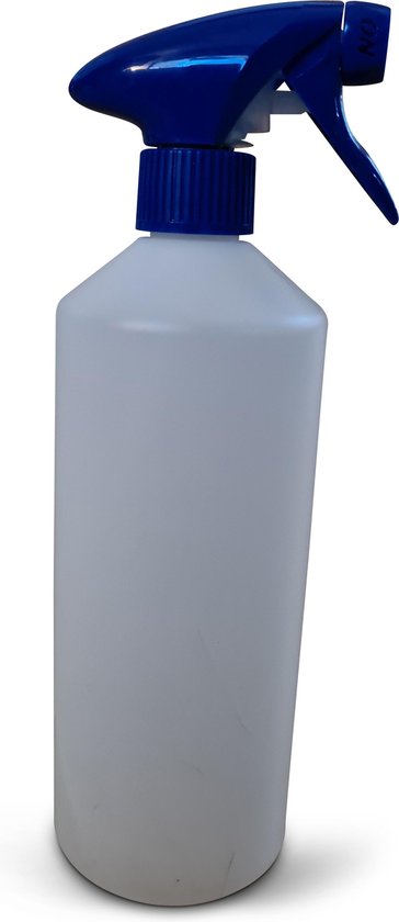 Set van 2 lege sprayflacons 750ml | Professionele afsluitbare spraykop | 1 Rode - 1 Blauwe spraykop | Navulbaar - ’merkloos’