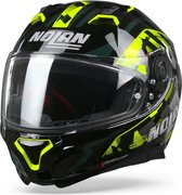 Nolan N87 Venator 90 Glossy Black Yellow Anthracite Integraalhelm - Motorhelm - Maat L