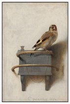 Het puttertje, Carel Fabritius - Foto op Akoestisch paneel - 150 x 225 cm