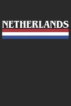 Notebook: Netherlands Gift Dot Grid 6x9 120 Pages