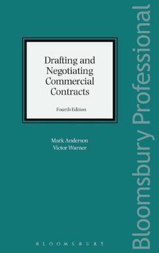 Boek cover Drafting and Negotiating Commercial Contracts van Mark Anderson (Hardcover)