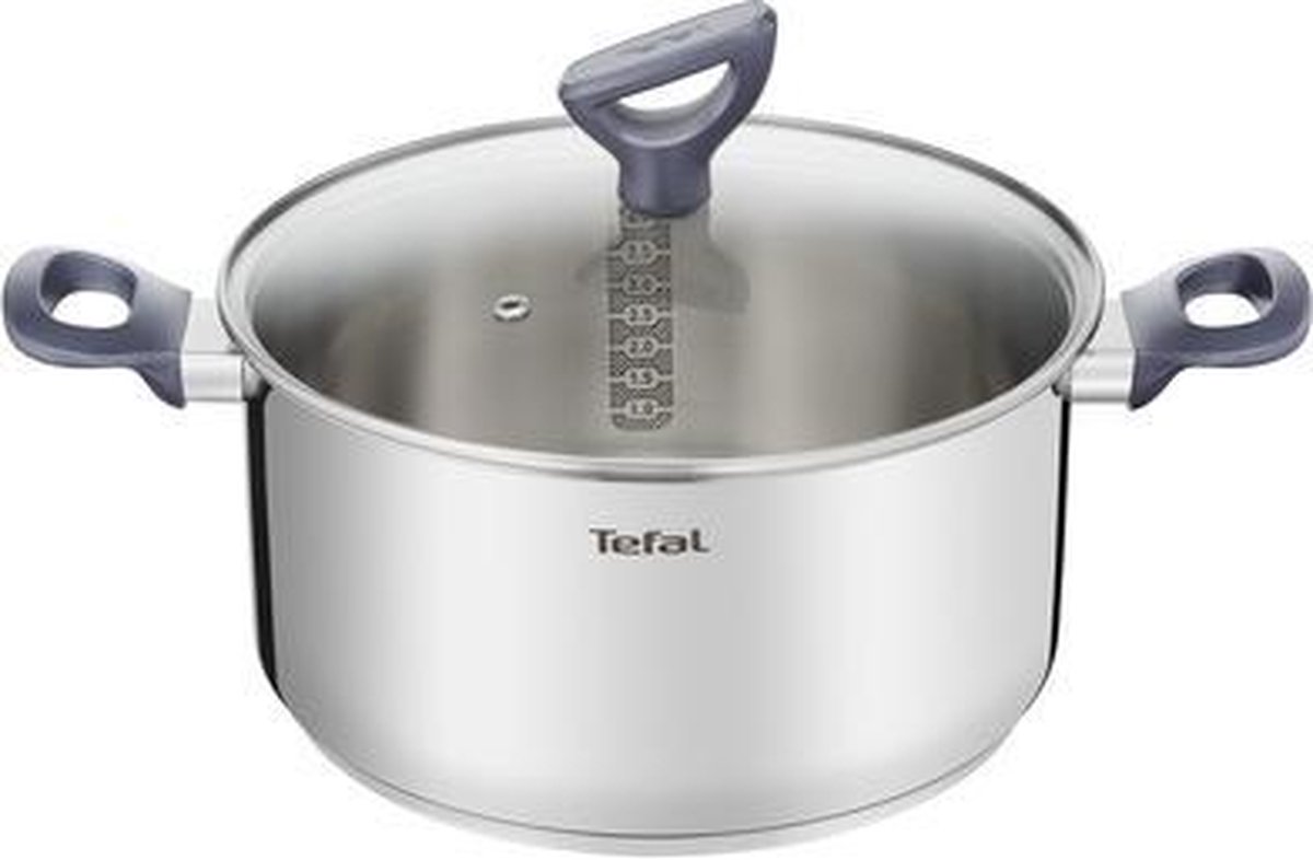 Tefal G7124414 steelpan 2,5 l Rond Roestvrijstaal