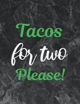 Tacos for two please: Wide Ruled Notebook Gift For a Future Doctor, Perfect for any Midwife, Obstetrician, Gynecologist.