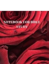 Notebook for Bible Study: 116 Pages Formated for Scripture and Study!