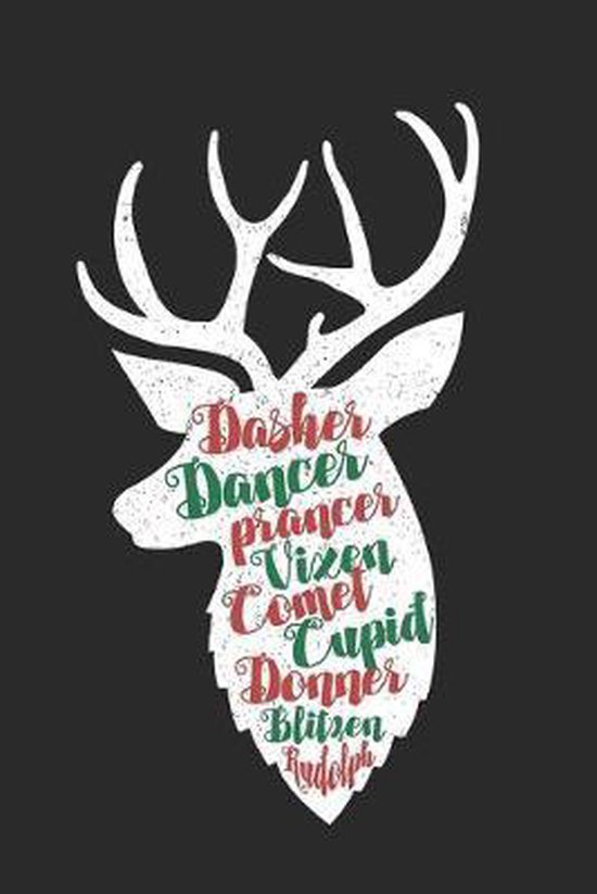 Dasher Dancer Prancer Vixen Comet Cupid Donner Blitzen Rudolph Christmas Rudolph 8227