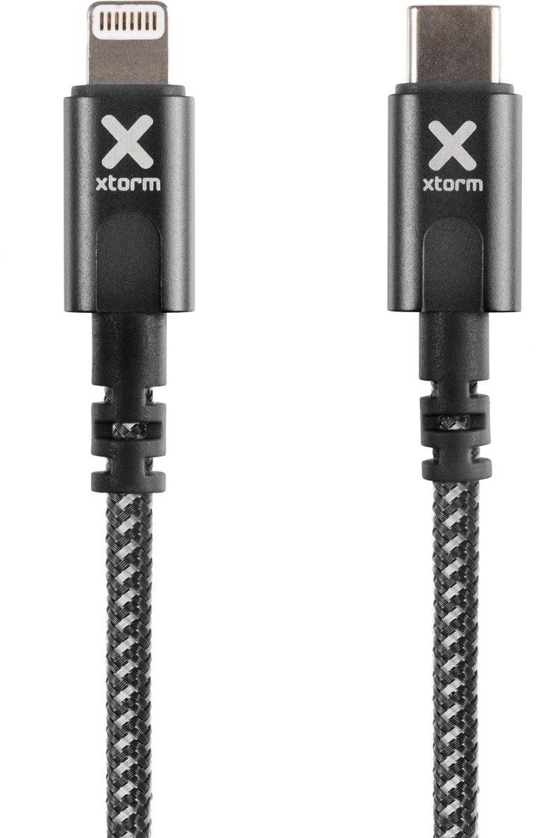 Xtorm Original Usb-C To Lightning Cable (1M) Zwart
