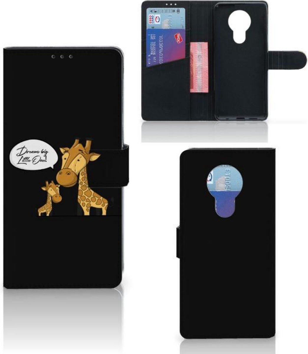 Nokia 5.3 Leuk Hoesje Giraffe