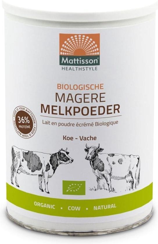 Mattisson - Biologische Magere Melkpoeder - 450 Gram