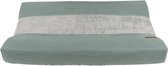 Baby's Only Gebreide baby aankleedkussenhoes - Waskussenhoes - Overtrek verzorgingskussen Classic - Stonegreen - 45x70 cm
