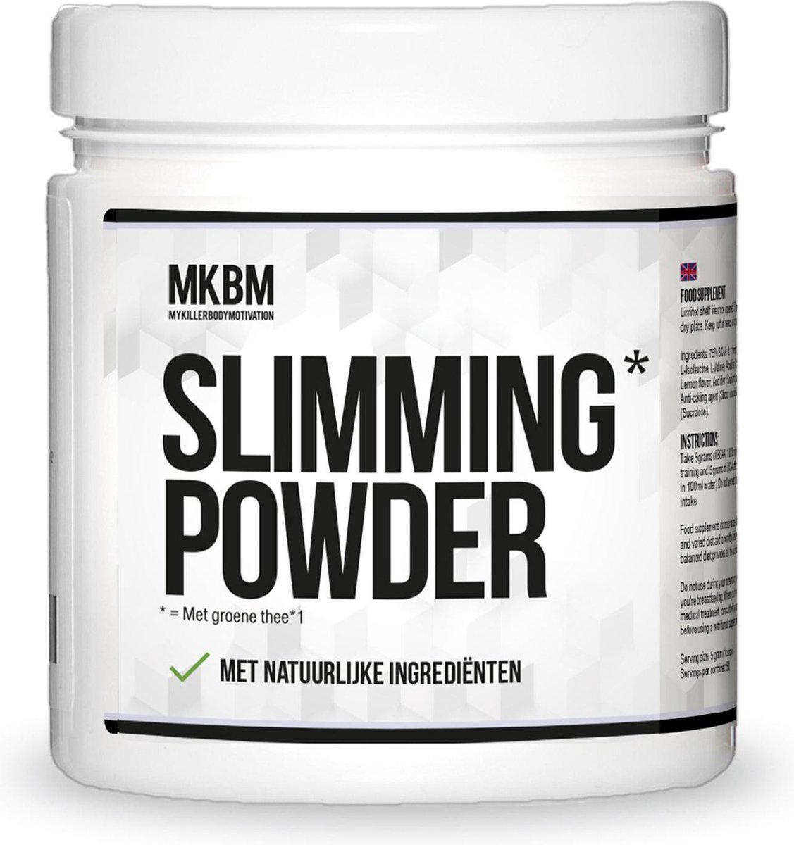 MKBM Slimming Powder van Fajah Lourens - Stimuleert vetverbranding en remt het hongergevoel - 300 g