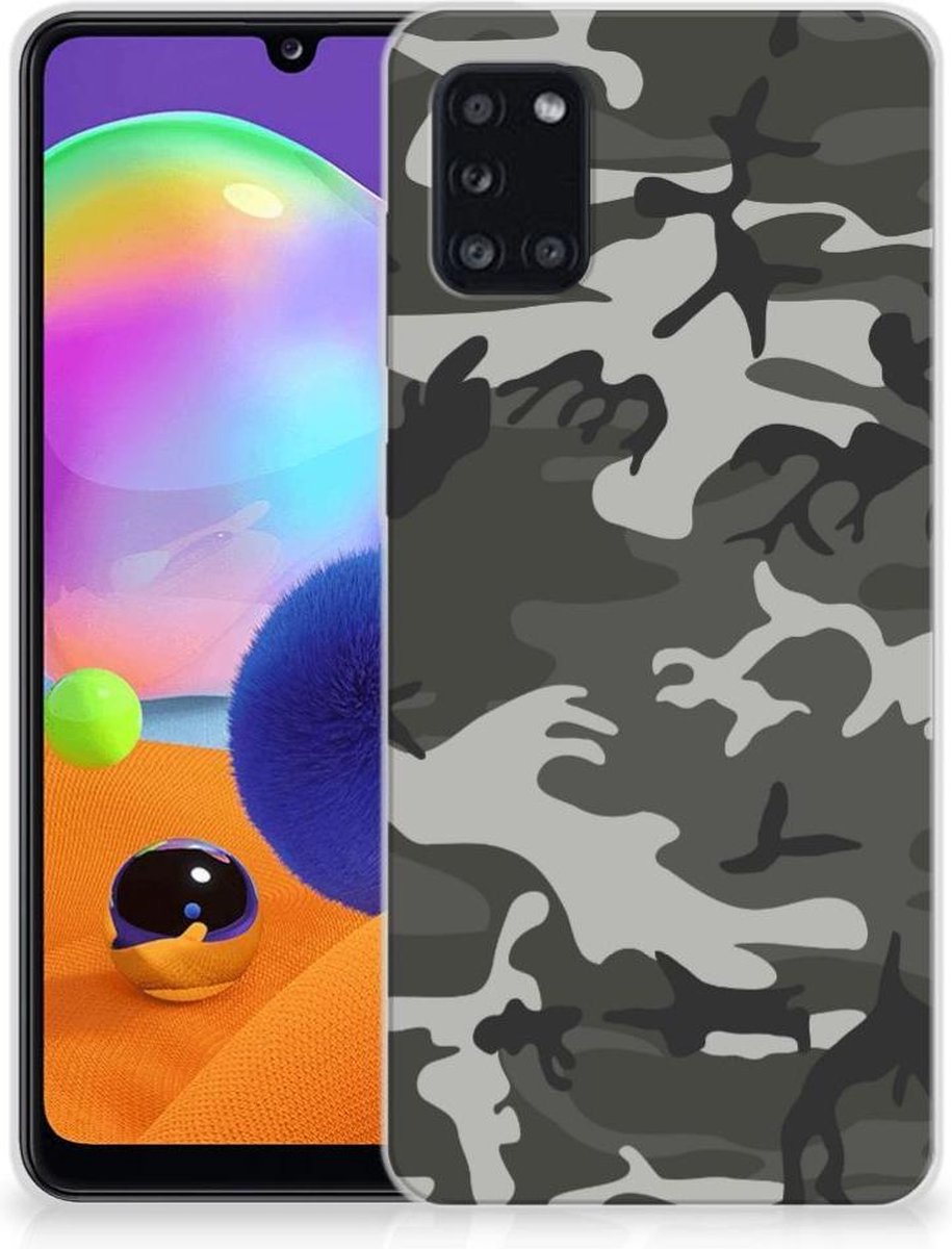 TPU Hoesje voor Samsung Galaxy A31 TPU bumper Army Light