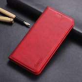 AZNS Retro Huawei P30 Pro Portemonnee Stand Hoesje Rood
