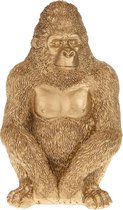 Gorilla decoratieobject goud
