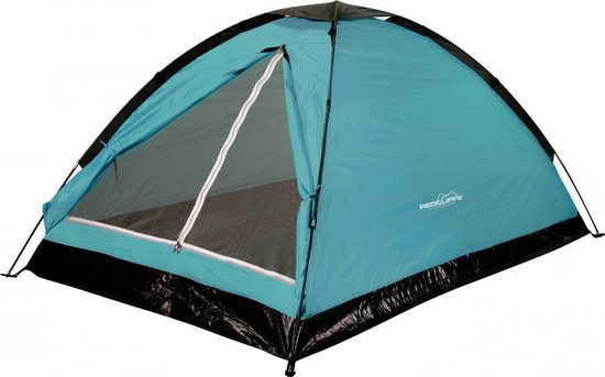 zal ik doen Verhuizer buiten gebruik Redcliffs Kampeerset Tent -120x200x100cm - Blauw - 2 Persoons | bol.com