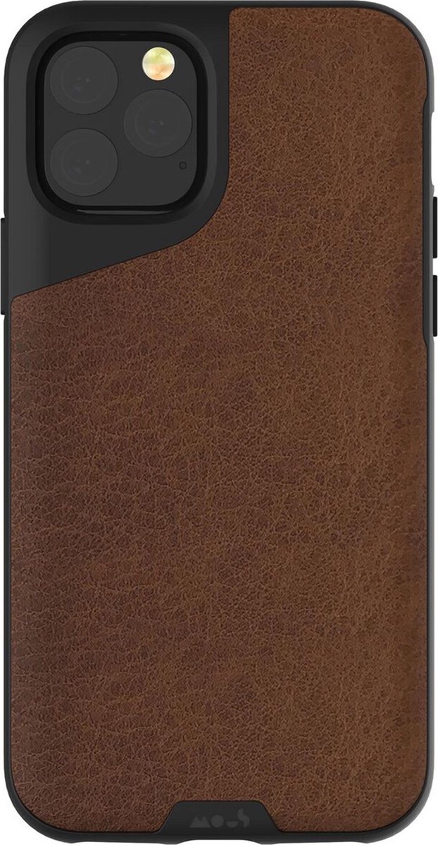 MOUS Contour Apple iPhone 11 Pro Max Hoesje Brown Leather