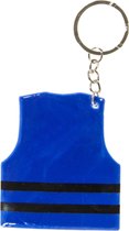 Lg-imports Sleutelhanger Veiligheidsvest Junior 7 Cm Blauw