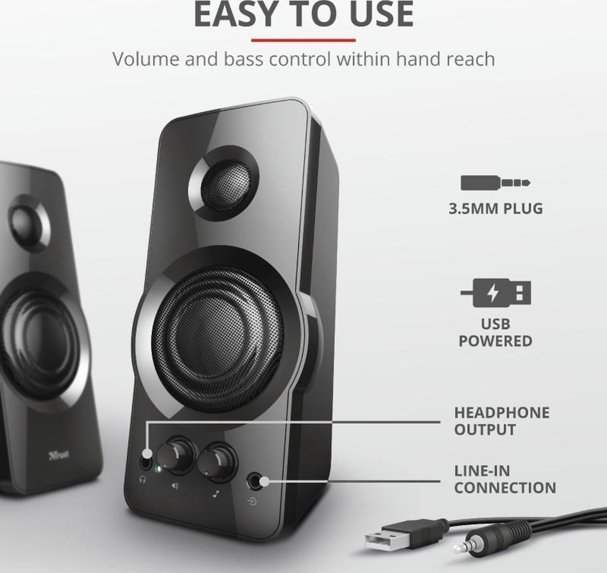 Trust Orion Speakerset 2.0 Zwart