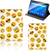 Tablet Hoes Lenovo Tab E10 Cover met Standaard Emoji