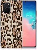 TPU Silicone Hoesje Geschikt voor Samsung Galaxy S10 Lite Telefoonhoesje Leopard