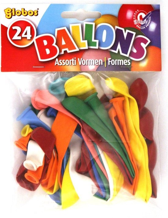 Globos ballonnen assorti vormen en kleu