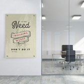 Inspiring Words - Walljar - Wanddecoratie - Poster ingelijst