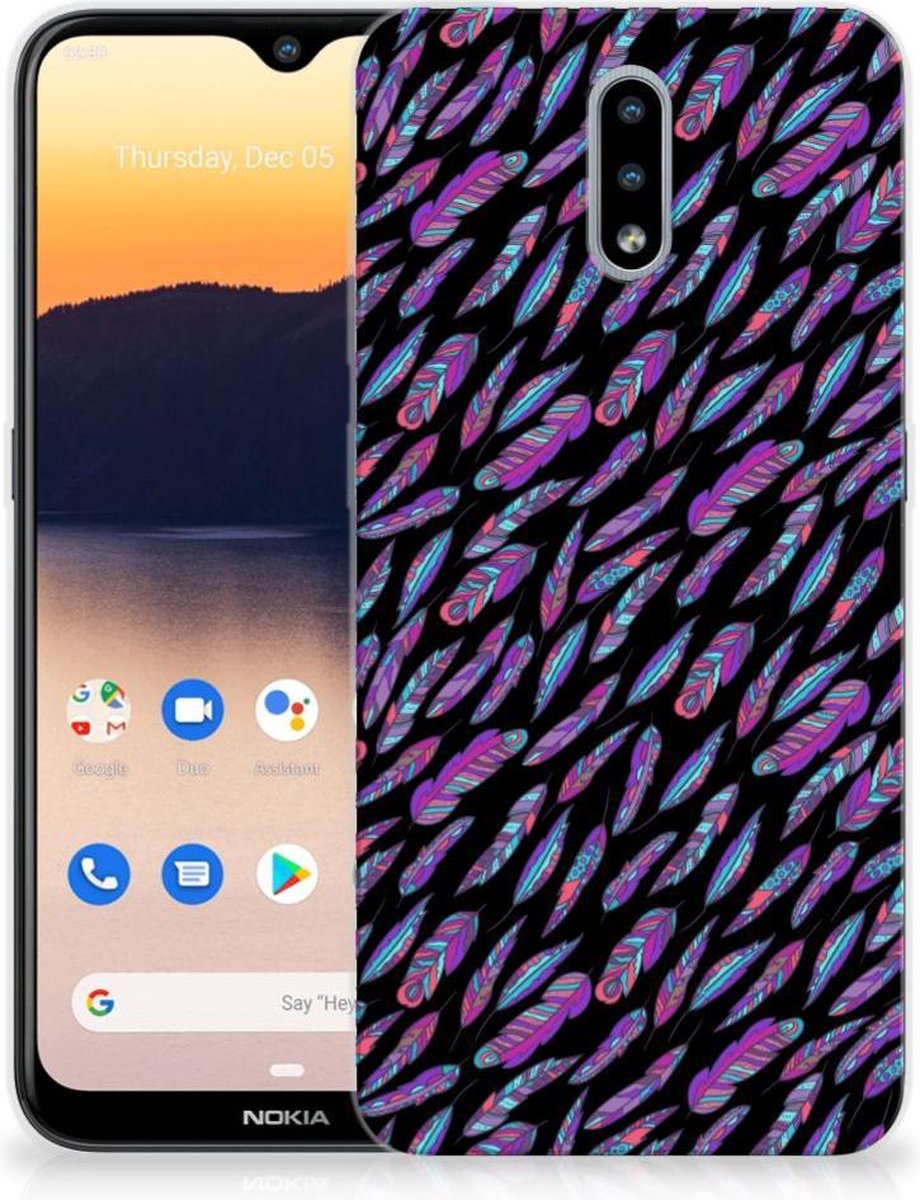 Nokia 2.3 TPU bumper Feathers Color