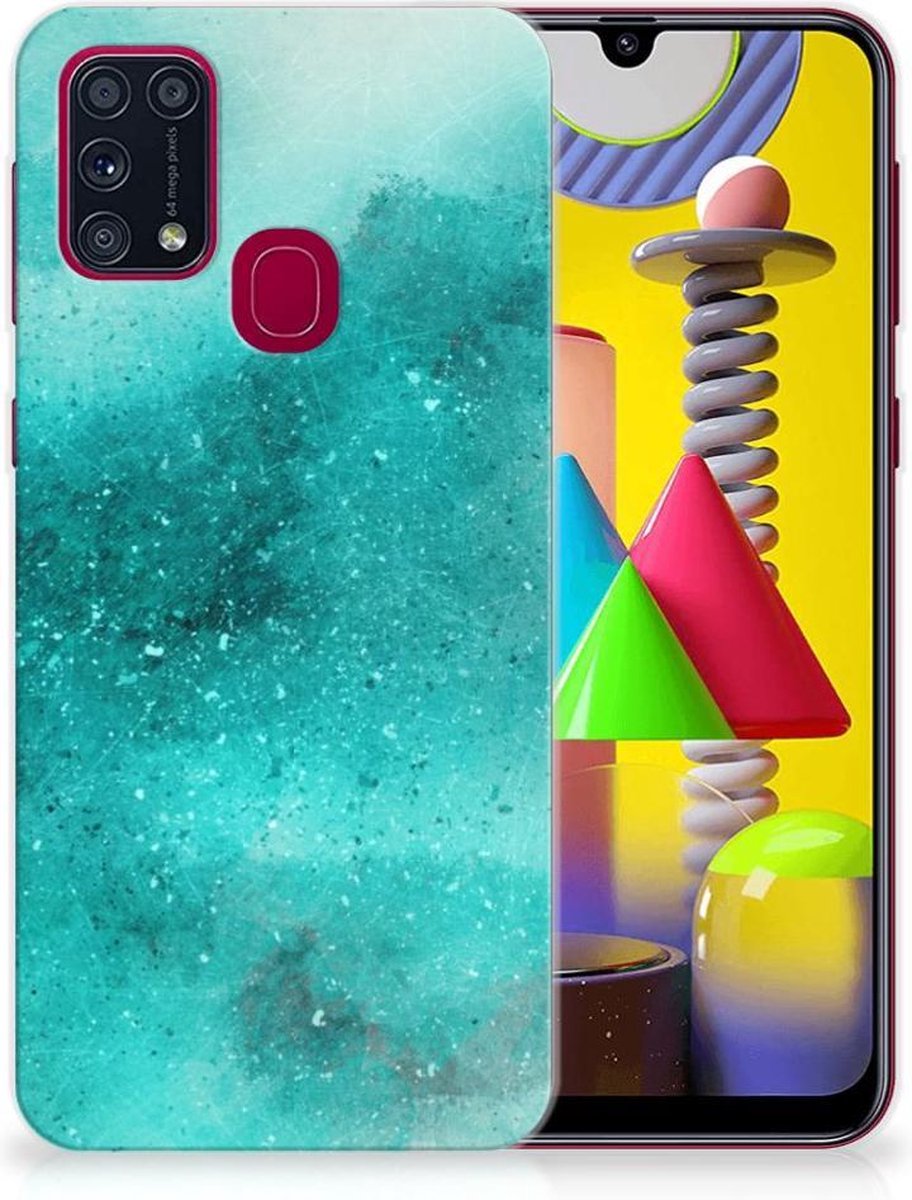 Hoesje maken Samsung Galaxy M31 Painting Blue