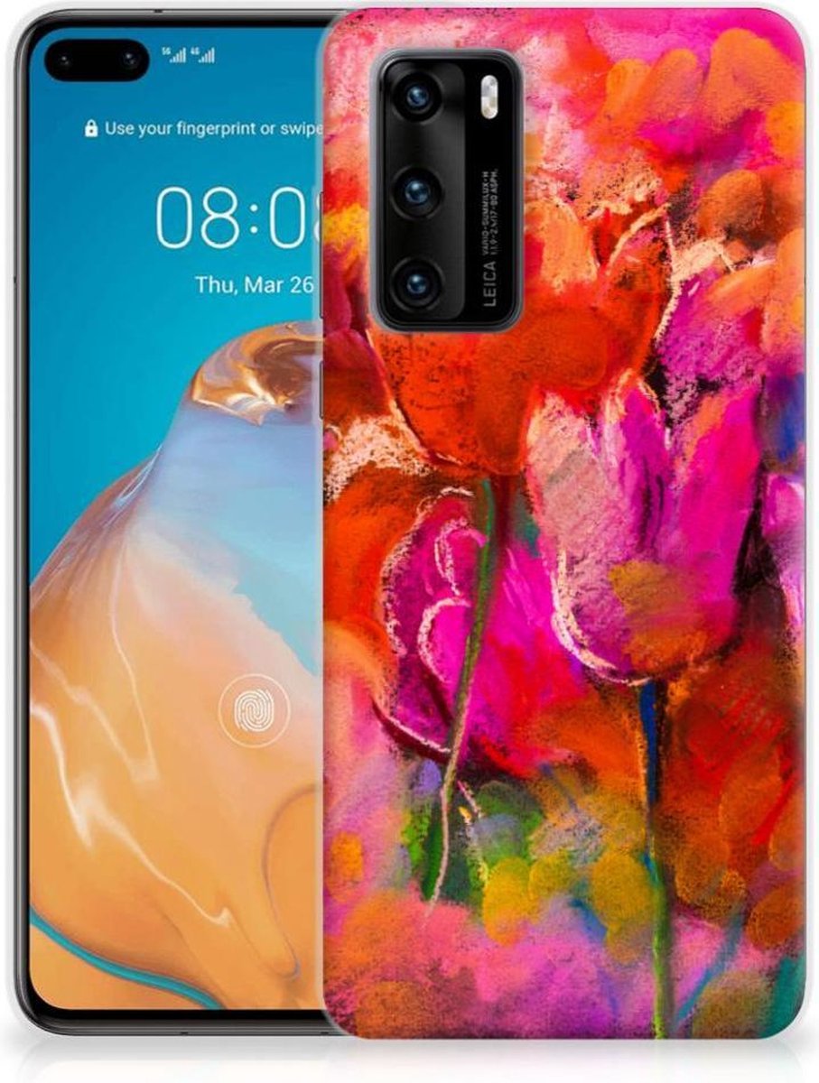 Hoesje maken Huawei P40 Tulips