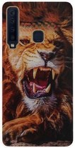 ADEL Siliconen Back Cover Softcase Hoesje Geschikt voor Samsung Galaxy A9 (2018) - Leeuw Oranje