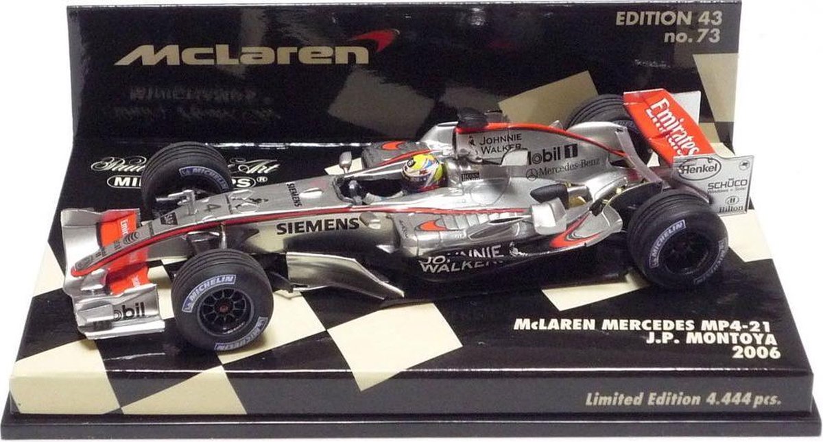 MCLAREN MERCEDES MP4-21 2006 FORMULA F1 GP HUNGRIA  LA ROSA 1:43