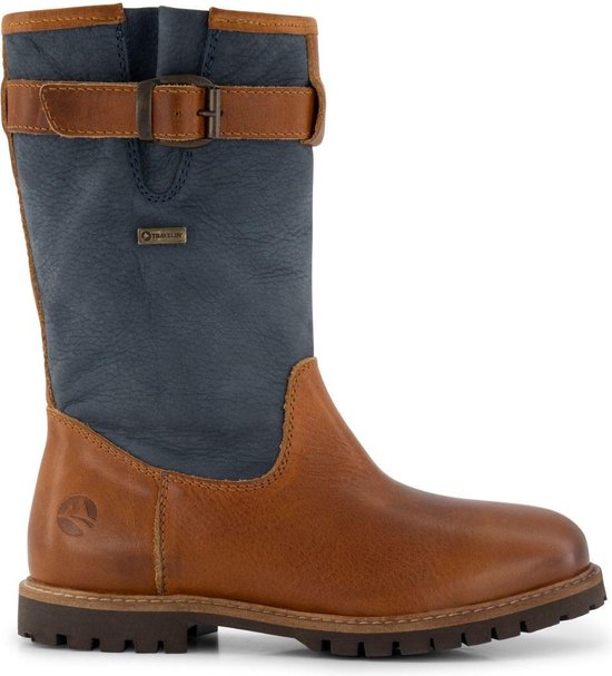 Travelin' Finland Dames - Wolgevoerde Leren Outdoorlaars - Waterdicht  Laarzen - Blauw | bol.com