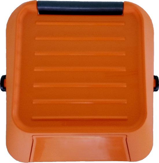 Poubelle Orange 18 litres avec poignée HAN 18190-51 Tri des