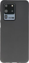 Color TPU Samsung Galaxy S20 Ultra Hoesje - Zwart