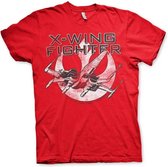 Star Wars Heren Tshirt -2XL- X-Wing Fighter Rood